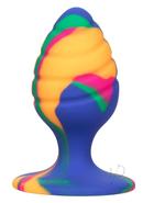 Cheeky Swirl Tie-dye Silicone Plug Medium - Multicolor