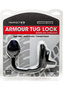 Perfect Fit Armour Gear Armour Tug Lock Prostate Plug Standard - Black